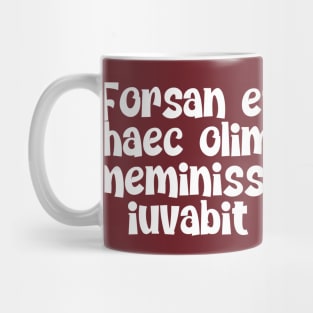 Forsan et haec olim meminisse iuvabit Mug